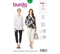 Burda Style Sewing Pattern B6278 Women’s Blouses Pull-On in Two Lengths