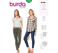Burda Style Sewing Pattern B6326 Misses' Shirt with V Neck