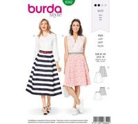 Burda Style Sewing Pattern B6342 Misses' Side Pleat Skirt
