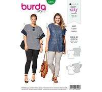 Burda Style Sewing Pattern B6445 Women’s Curved Hem Simple Tops
