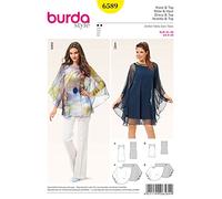 Burda Style Sewing Pattern B6589 Misses' Dress & Top