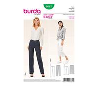Burda Style Sewing Pattern B6681 Misses' Trousers