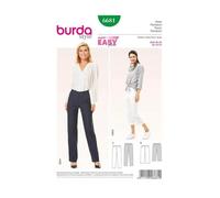 Burda Style Sewing Pattern B6681 Misses' Trousers