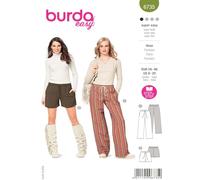 Burda Style Sewing Pattern B6735 Misses' Trousers