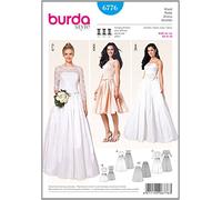Burda Pattern Wedding Evening Dress, Paper, Multicoloured, 34-44