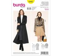 Burda Style Sewing Pattern B6845 Misses' Coat and Jacket