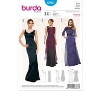 Burda Style Sewing Pattern B6866 Misses' Evening Dresses