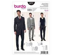 Burda Style Sewing Pattern B6871 Men's Waistcoats