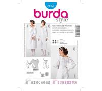 Burda Style Sewing Pattern B7156 Misses' Historic Undergarments
