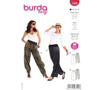 Burda Style Sewing Pattern B7400 Misses' Trousers