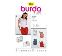 Burda Style Sewing Pattern B7769 Misses' Vest