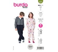 Burda Style Sewing Pattern B9275 Children's Hooded Jumpsuit and Onesie