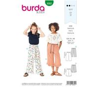 Burda Style Sewing Pattern B9302 Children's Pull-On Trousers with Length Variations