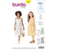 Burda Style Sewing Pattern B9304 Children's Pinafore Dresses