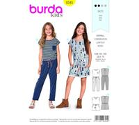 Burda Style Sewing Pattern B9345 Children's Summer Jumpsuit