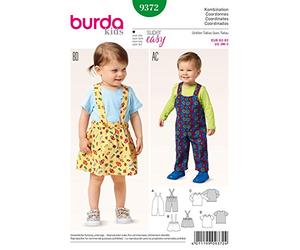 Burda Style Sewing Pattern B9372 Toddler's Co-ordinates
