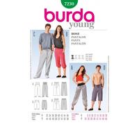 Burda Style Sewing Pattern B7230 Unisex Trousers
