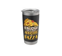 Burdened with an Endless Appetite for Pizza Lover Stainless Steel Insulated Tumbler