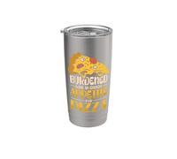 Burdened with an Endless Appetite for Pizza Lover Stainless Steel Insulated Tumbler