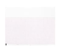 Burdick Compatible 007983 Medical Cardiology Recording Chart Paper Z-Fold, Size 8.5" x 11", Grid Color Red, Pad of 200
