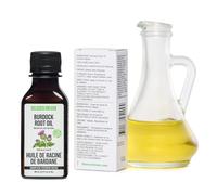 Burdock Oil - Pure and Natural Siberian Burdock Root Oil for Hair Care, Skin Care - Easy to Apply Hair Oil for All Hair Types - Anti-Dandruff Scalp Oil Stimulates Hair Growth