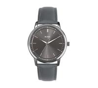 BUREI Mens Brown Leather Watches Fashion Minimalist Dress Wristwatch Analog Quartz Watch relojes para Hombres,Gift for Men, gray, Fashionable, classic, multifunctional, easy to read, elegant gentleman