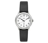 BUREI Women's Black Leather Watches Easy to Read Minimalist Watch for Women and Nurses, Mothers Day Gifts for Mom, white face, 35mm, Minimalist Unisex Fashion Classic Elegant