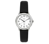 BUREI Women's Black Leather Watches Fashion Simple Ladies Watch Luminous Casual Nurse Watches, Gifts for Women, white face, 35mm, Minimalist Unisex Fashion Classic Elegant
