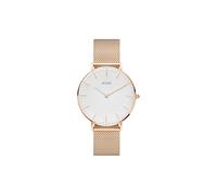 BUREI Women's Fashion Minimalist Quartz Waterproof Watch,Brown Leather Strap,Silver/Gold Stainless Steel Mesh Strap,Gift for Women/Mom, Rose Golden