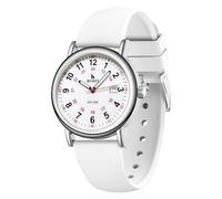 BUREI Wrist Watches for Women and Men - Ideal for Nurses, Medical Professionals & Students | Waterproof, 12/24H Military Time, Luminous Easy-Read Dial, Colorful Silicone Band