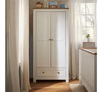 Burford Wardrobe - White & Oak