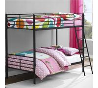 burg metal children bunk bed in black