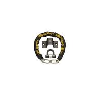Burg-Wachter 1M 12mm Sold Bike Security Chain Ground Anchor Diamond Lock, Black