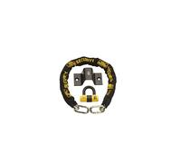 Burg-Wachter 1M 12mm Sold Motorbike Security Chain Ground Anchor Gold Lock, Black