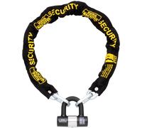 Burg-wachter 1M Sold Secure Gold Bike Chain And Lock Kit Gkm 1.0M Kit U, Black