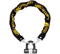 Burg-Wachter 1M Sold Secure Gold Bike Chain and Lock Kit, Black