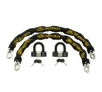 Burg-Wachter 2 X 1M Heavy Duty Chain And 2 U-Lock