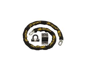 Burg-Wachter 2M 12mm Sold Bike Security Chain Diamond Lock, Black