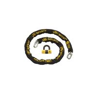 Burg-Wachter 2M 12mm Sold Motorbike Security Chain Gold Lock, Black