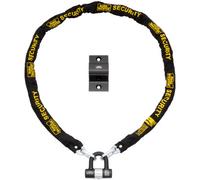Burg-Wachter 2M Sold Secure Gold Bike Chain, Lock and Ground Anchor Kit,Black