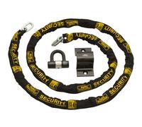 Burg-Wachter 3M Sold Secure Gold Bike Chain, Lock & Ground Anchor Kit, Black