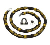 Burg-Wachter Sold Secure Gold Bike Chain & Lock Kit, Black, 3M