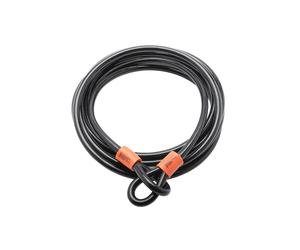 Burg Wachter 500cm Double Loop Spiral Security Cable with Eyelets