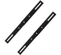 Burg-Wachter Adjustable Post Box Gate & Railing Mounting Bracket Kit, Black