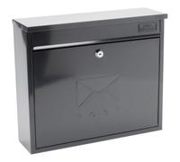 Burg-Wachter Anthracite Elegance Wall Mounted Postbox - 310 x 362 x 112mm