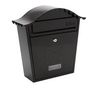 Burg-Wachter Black Classic Wall Mounted Post Box - 36X37X13Cm - Mb01Bk