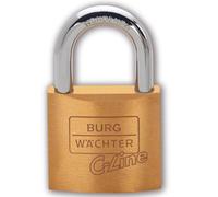 Burg Wachter C-Line Brass Padlock 40mm
