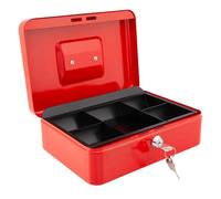 Burg Wachter CB04R Cash Box, red, 300 x 90 x 240mm