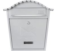 Burg Wachter Classic Silver - Front Loading 14Ltr Medium Post Box