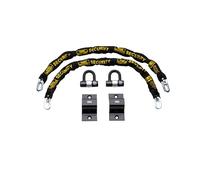 Burg Wachter Duo Kit Sold Secure Diamond & Gold 10mm Keyed Alike 1m Chain & Ground Anchor Twin Pack